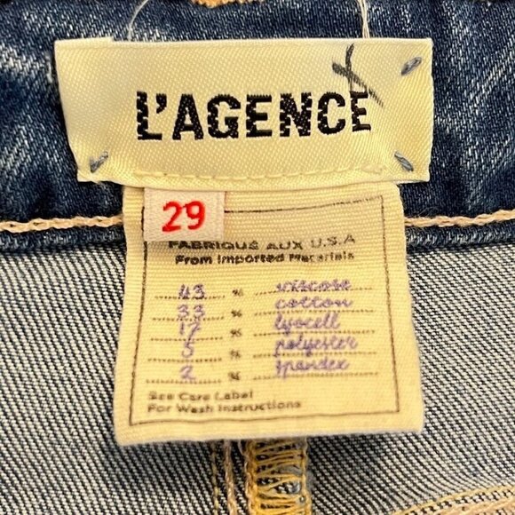 L'Agence Margot High-Rise Skinny Ankle Jeans Stretch School Academia Party 29 - Picture 6 of 8